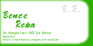 bence repa business card
